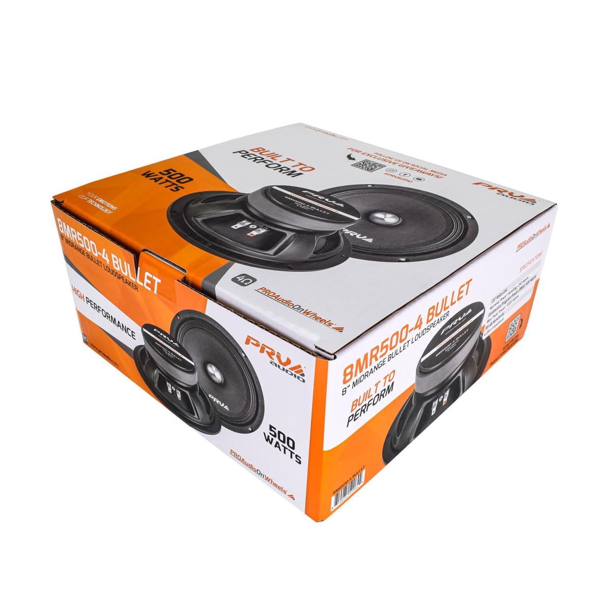 Amazon.com: PRV AUDIO 8 Inch Midrange Speaker 8MR500-4 Bullet, 500